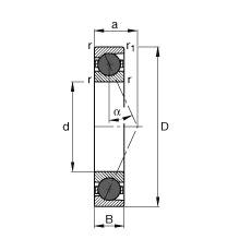 SS HCB71932-E-T-P4S, {(dio)(ji)ɌԪb|  = 25մƹ